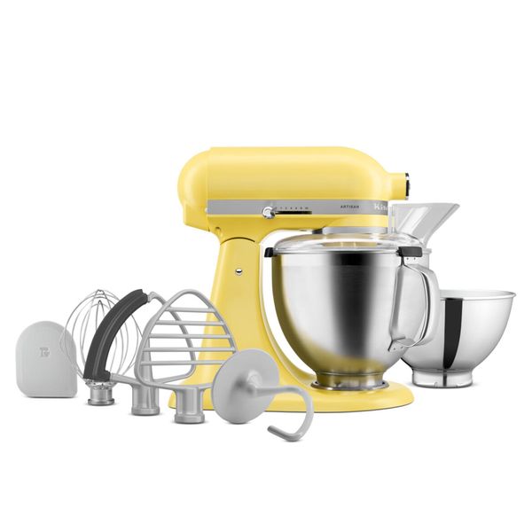Robot Da Cucina Kitchenaid Artisan 4,7 Litri 5KSM195PSEBT - Burro Giallo-image