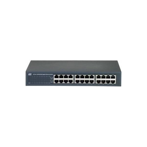 Kti Networks KGS-124 Porte RJ-45 Tp: 24X Schermate 10/100/1000 Mbps-image