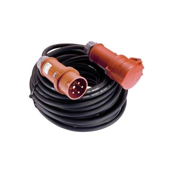 As-Schwabe Cavo Di Prolunga Cee 10M 230V 16A 5 Poli Inverter Di Fase 5G1.5 IP44-image
