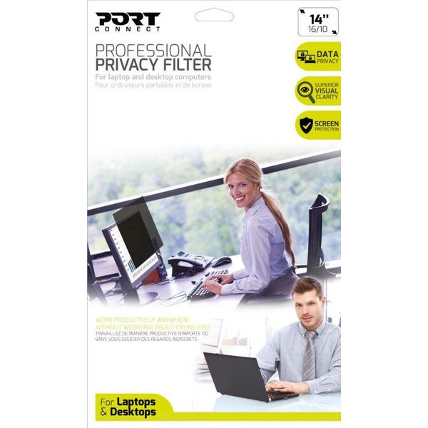 Port 900004 Nb Port Privacy Filter 2D 35,6Cm (14") 16/10"-image