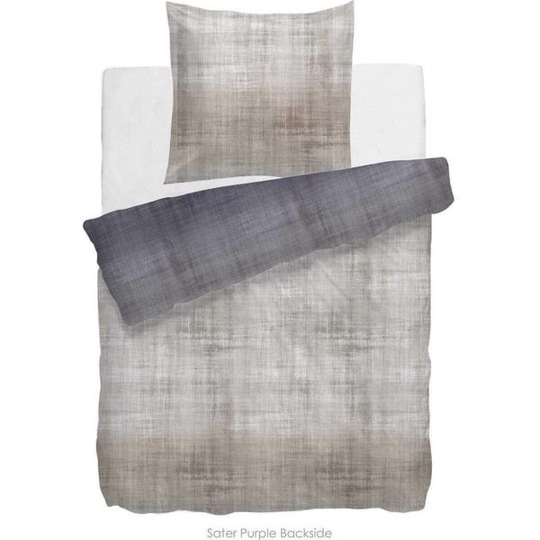 Hnl Living Sater Maco Raso Con Velvet Touch, 135X200 + 1X 80X80, Viola-image