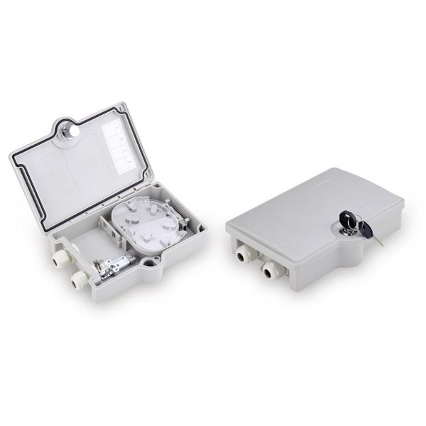 Digitus Professional DN-968912 Scatola Di Distribuzione Per Esterni, IP65 Per Adattatore 2X Sc/Sx O 2X Lc/Dx-image