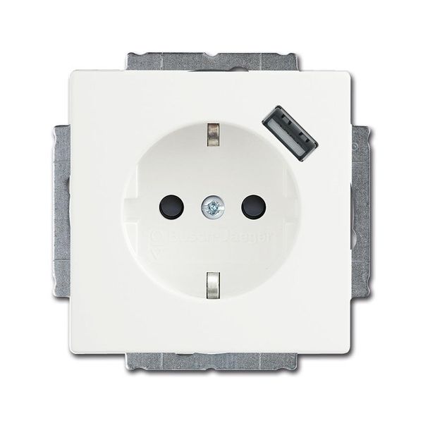 Busch-Jaeger Presa Schuko/Usb 20 EUCBUSB-884 2CKA002011A6164-image
