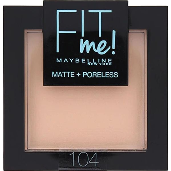 Maybelline Fit Me! Powder Matte + Poreless 104 Polvere Morbida Avorio Con Effetto Opacizzante 8,2 G-image