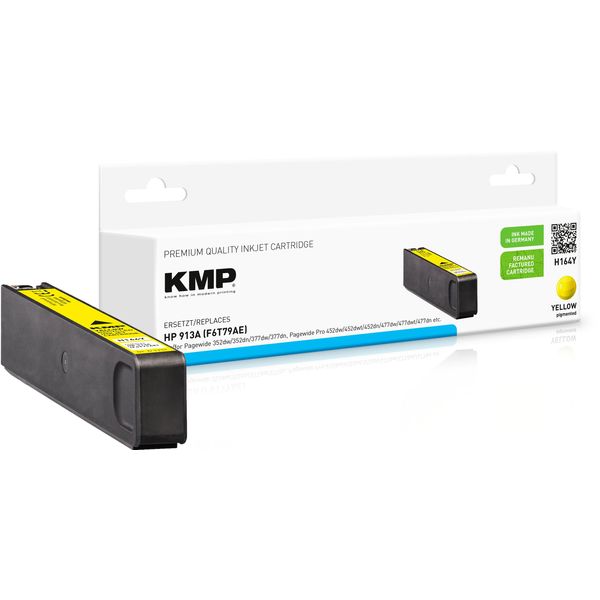 Kmp Printtechnik Ag 1751,4009 Kmp Patrone Hp 913A (F6T79AE) Yellow 3000 S. Hybrid-Chip Refilled-image