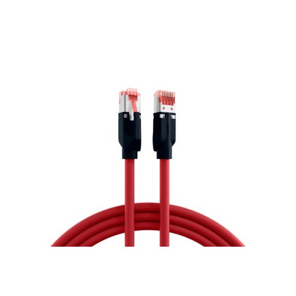 Efb-Elektronik Cavo Patch RJ45 Cat.6A S/Ftp Pur Draka UC900 TM21 Rosso 1M Produttore: Efb Elektronik (K8048PUI1)-image