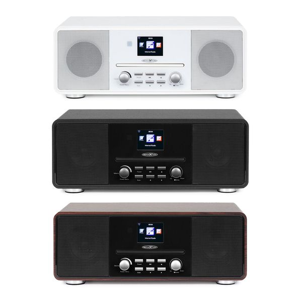 Reflexion HRA19INT/BK Internet Table Radio Dab+, Fm, Aux, Bluetooth®, Cd Nero (HRA19INT/BK)-image