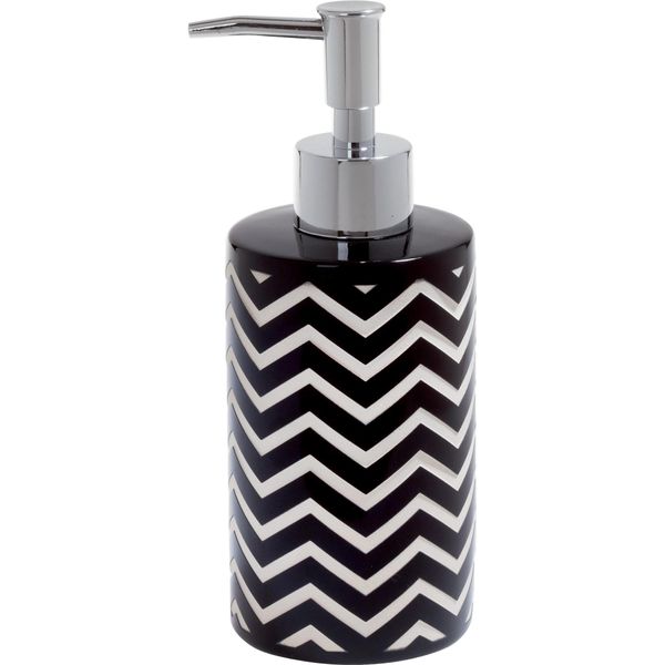 Spirella Dispenser Per Sapone Wave Dispenser Per Sapone Liquido 300Ml Durevole E Robusto-image