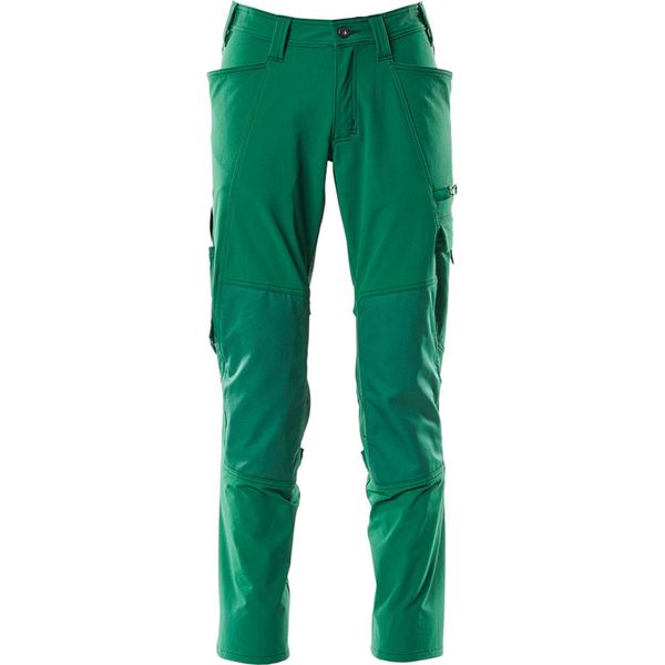 Pantaloni Mascot, Tasche Al Ginocchio, Pantaloni Ultimate Stretch Taglia 90C58, Verde-image