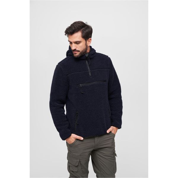 Brandit Teddyfleece Pullover Worker, Navy-image