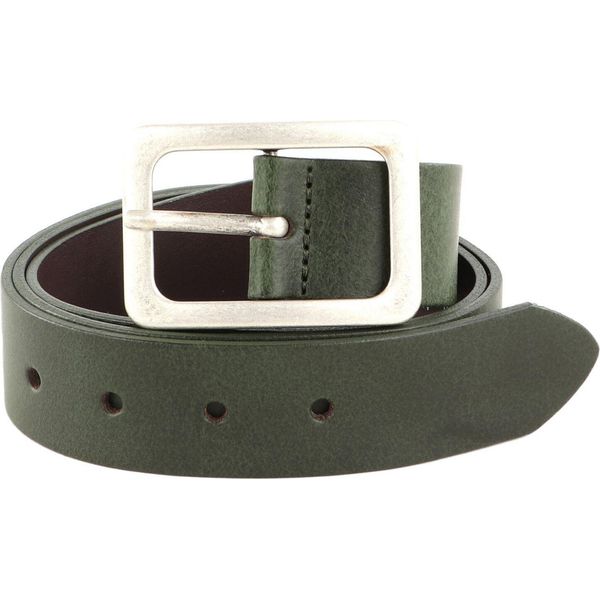 Vanzetti Pelle Cintura Neon Booster 35Mm Full Leather Belt W75 Olive Verde Bosco-image