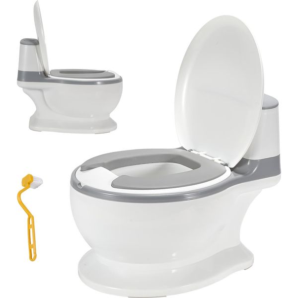 Vasino Per Bambini Yakimz Vasino Per Bambini Per Neonati E Bambini Trainer Per La Toilette Vasino Per Bambini Design Delicato Con Funzione Anti-Scivolo Con Coperchio Del Contenitore Rimovibile E Suono-image