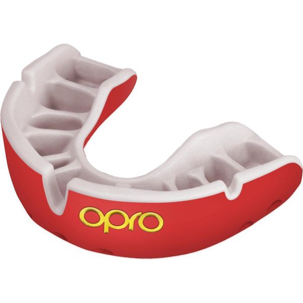 Paradenti Opro Gold Ultra Fit - Rosso / Bianco-image
