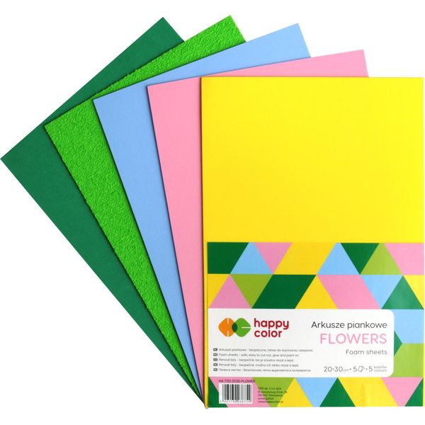 Schiuma 20X30Cm 5 Archi 5 Colori Fiori Happy Color-image