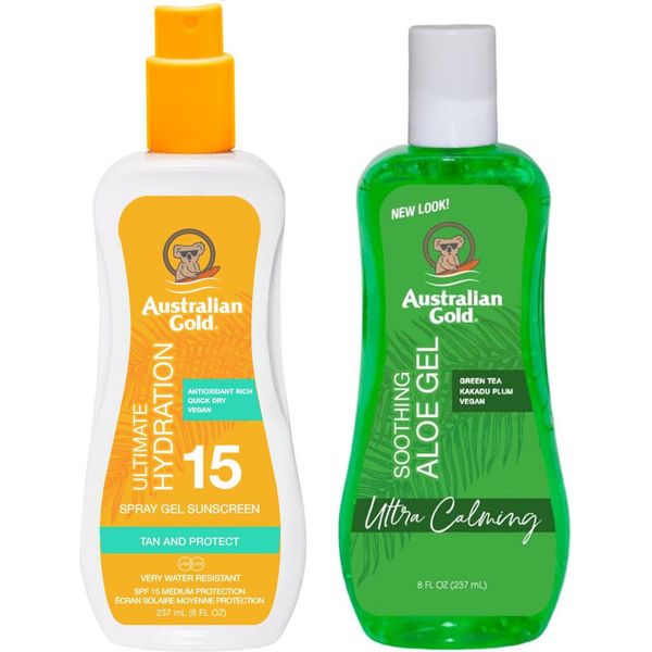 Gel A Spruzzo Australian Gold SPF15 + Aloe Dopo Il Sole-image