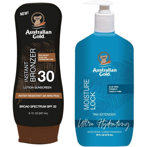 Balsamo Australian Gold Con Bronzer SPF30 + Blocco Di Umidità 473Ml-image