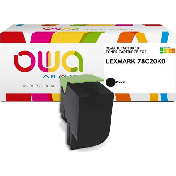 Tecnoware K18534OW Owa Toner Compatibile Con Lexmark 78C20K0 Nero-image