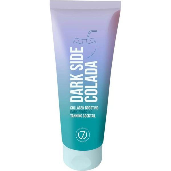 Cocktail Abbronzante Al Collagene 7Suns Dark Side Colada Con Abbronzante Ritardato 100 Ml-image