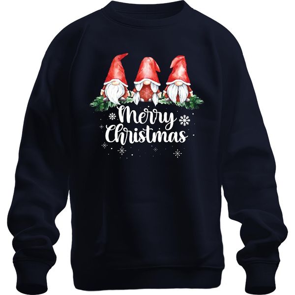 Buon Natale Gnomo Di Natale Gnomo Di Svezia - Regalo Di Natale Maglione Di Natale Unisex, Navy, Xl-image