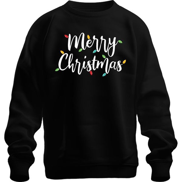 Luci Fatate Di Natale - Regalo Di Natale Maglione Di Natale Unisex, Nero, 3XL-image