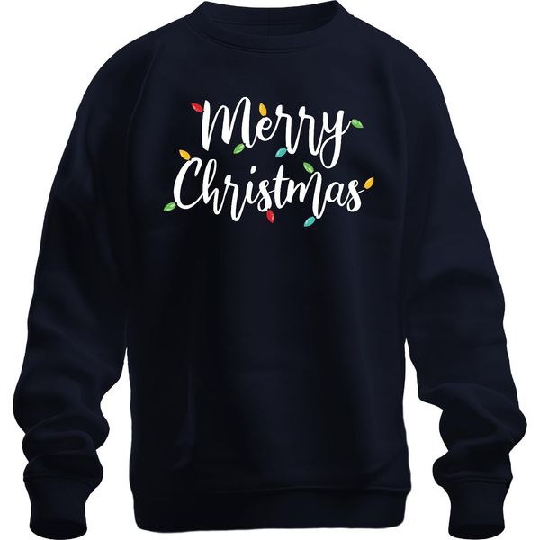 Luci Fatate Di Natale - Regalo Di Natale Maglione Di Natale Unisex, Navy, Xl-image