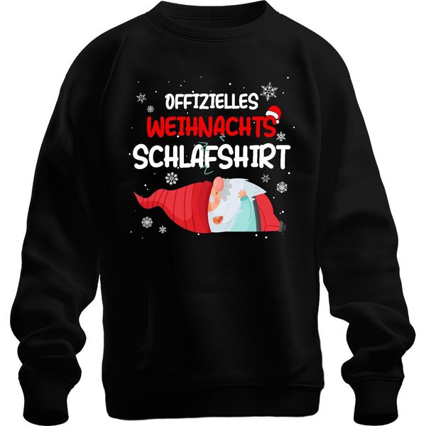 Camicia Ufficiale Di Natale Gnomo Gnomo - Natale Natale Pullover Unisex, Nero, L-image