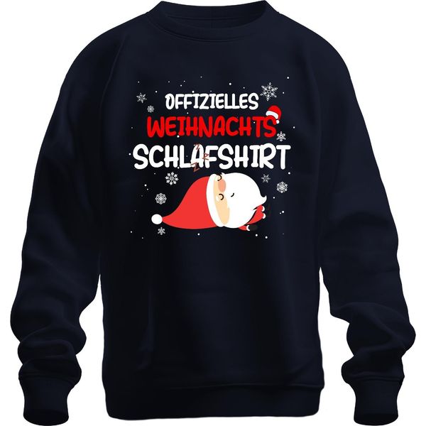 Maglia Ufficiale Di Natale Babbo Natale Santa - Natale Xmas Christmas Unisex Jumper, Navy, L-image