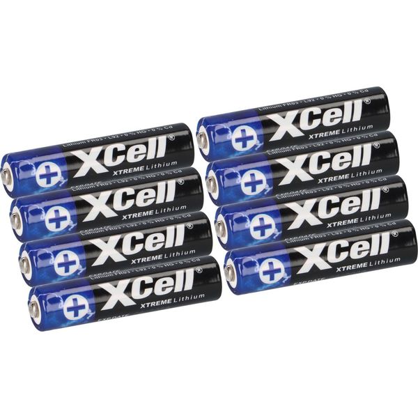 8 Batterie Al Litio Xtreme Aaa Micro FR03 L92 Xcell 2X 4Er Blister-image
