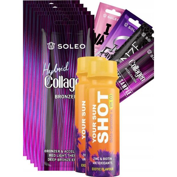 Soleo Collagen Hybrid 5X15Ml Abbronzante Abbronzante + Omaggi-image