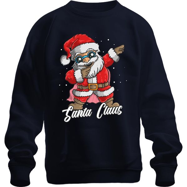 Babbo Natale - Regalo Di Natale Maglione Di Natale Unisex, Navy, Xxl-image