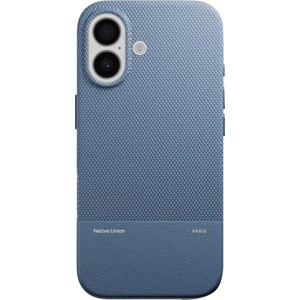 Native Union, Custodia Iphone 17 Magsafe Antiurto Texture Reclassic Design, Blu-image