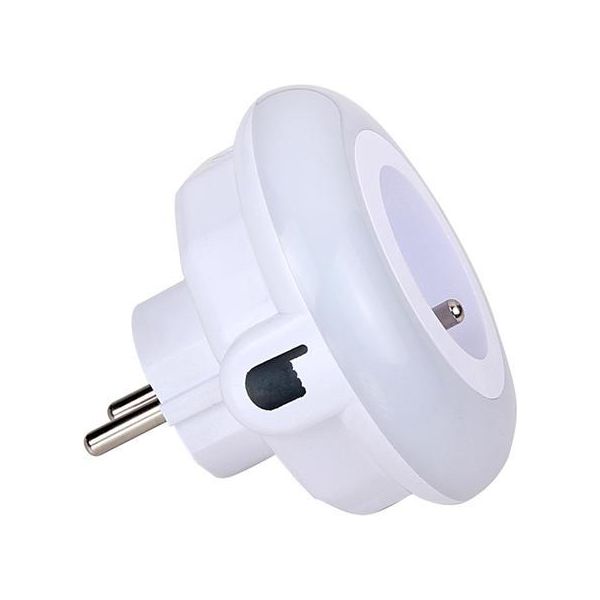 Retlux Rnl 101 Luce Notturna A Led Con Presa Continua, Colore Della Luce: Bianco Caldo, Verde, Blu, Sensore Di Luce, 15Lm,, Consumo Di Energia: 0,6W-image