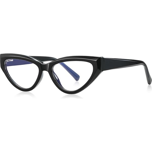 Veyrey Occhiali Da Donna Cat-Eye Blu Che Bloccano La Luce Charive Clear-image