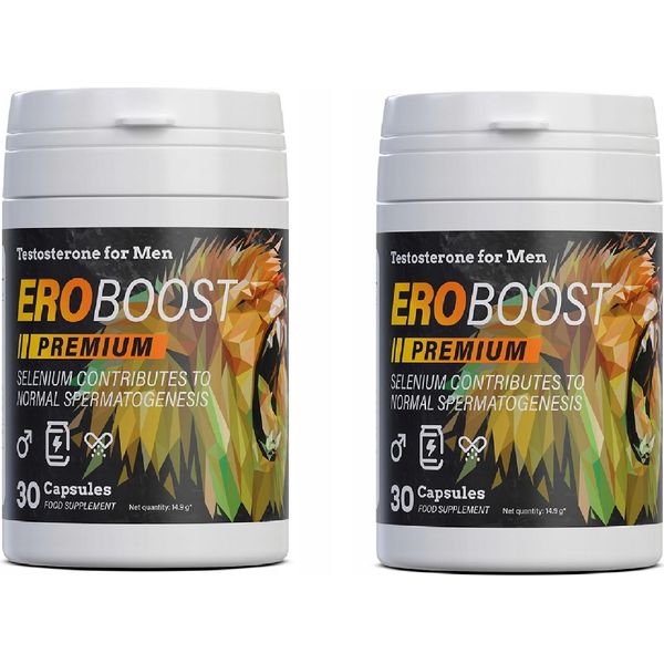 2X Eroboost Premium 30 Capsule - Taurina Zinco Maca Ginseng Mace-image