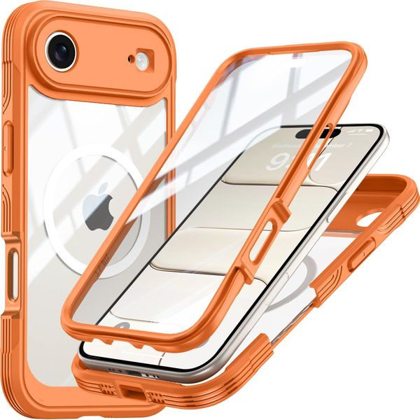 Inf Custodia Arancione 9H In Vetro Temperato Antiurto Per Iphone 17 Air-image