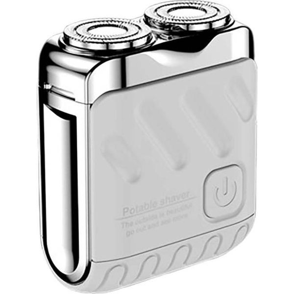Inf Mini Rasoio Elettrico Portatile - Ricaricabile E Impermeabile Per Uomo E Donna Bianco-image