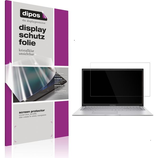 2X Pellicola Protettiva Per Asus 17.3 Zoll I1355U Protezione Schermo Claro Display Dipos-image