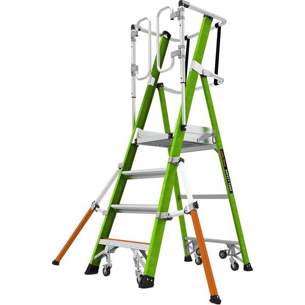 Little Giant - Scala A Piattaforma Mobile Con Gabbia Di Sicurezza 2.0-image