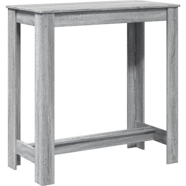 Vidaxl Tavolo Da Bar Grigio Sonoma 102X50X103,5 Cm Materiale A Base Di Legno-image
