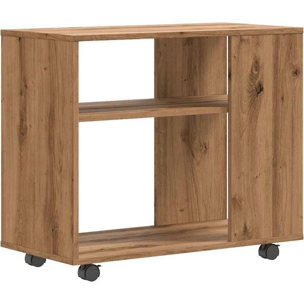 Tavolino In Rovere Artisan 70X35X55 Cm Materiale A Base Di Legno-image