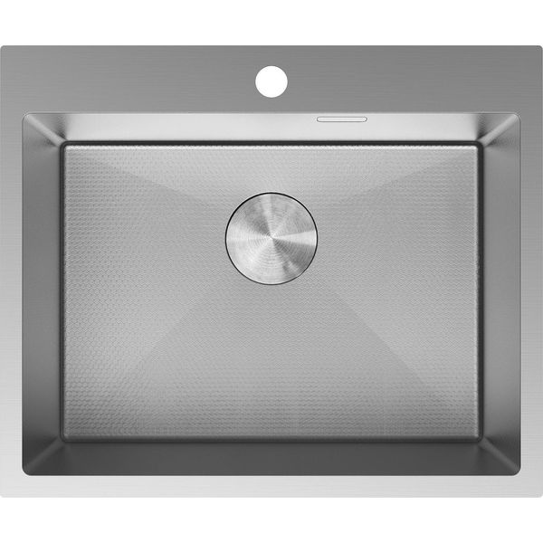 Mexen Solix Lavello In Acciaio 1-Vasca 600 X 500 Mm, Inox Hc - 6408601000-01HC-image