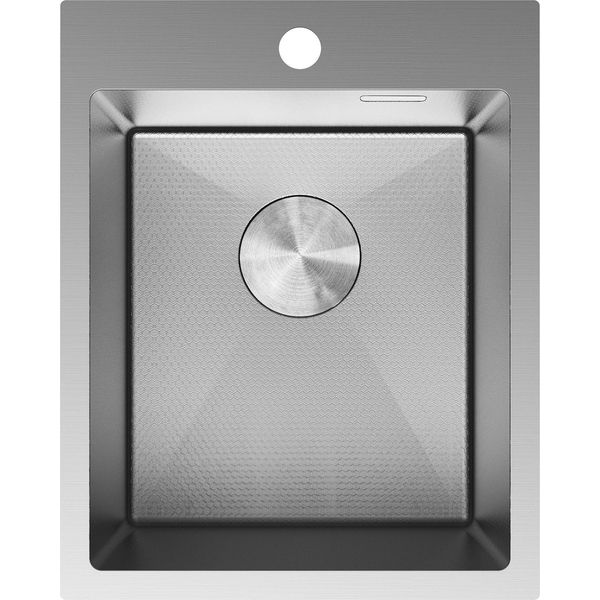 Mexen Solix Lavello In Acciaio Inox 1 Vasca 400 X 500 Mm, Inox Hc - 6406401000-01HC-image