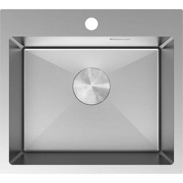 Mexen Solix Lavello In Acciaio 1 Vasca 500 X 450 Mm, Inox - 6402501000-01-image