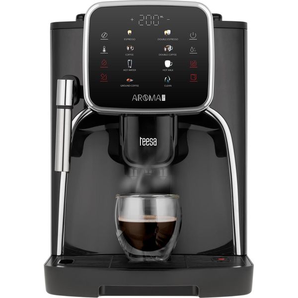 Teesa TSA4012 Macchina Da Caffè Automatica Aroma 750, 1450 W, 19 Bar, 1,8 L, Nero-image
