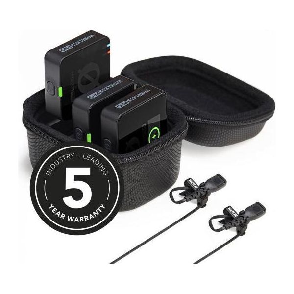 Set Di Microfoni Rode Wireless Pro Con Adattatore Manuale E Paravento In Pelliccia-image