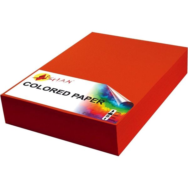 Carta A Colori A4 80G Rosso Intensivo 500 Fogli-image