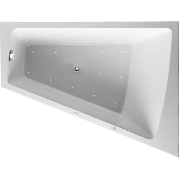 Duravit Paiova Bain à Remous, à Encastrer, Simple Dos à Droite, BâTi-Support, Vidage Et Trop-Plein ChroméS, Air-System, 1700X1300Mm, 760215000AS0000, 760215000AS0000-image
