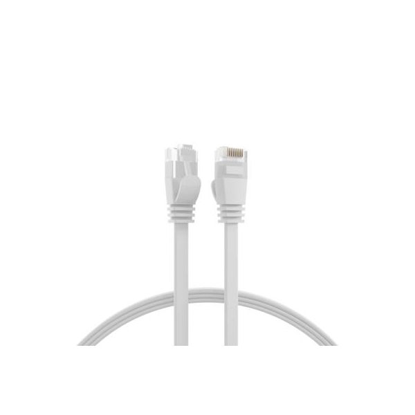 Efb K8107WS.2 Efb RJ45 Flachpatchkabel U/Utp, Cat.6A, Pvc, 2M, Weiß-image