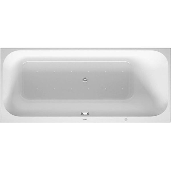 Baignoire BalnéO Duravit Happy D.2, Version à Encastrer, Simple Dos à Droite, BâTi-Support, Garniture De Vidage Et De Trop-Plein, SystèMe Air, 1700X750Mm, 760313000AS0000, 760313000AS0000-image