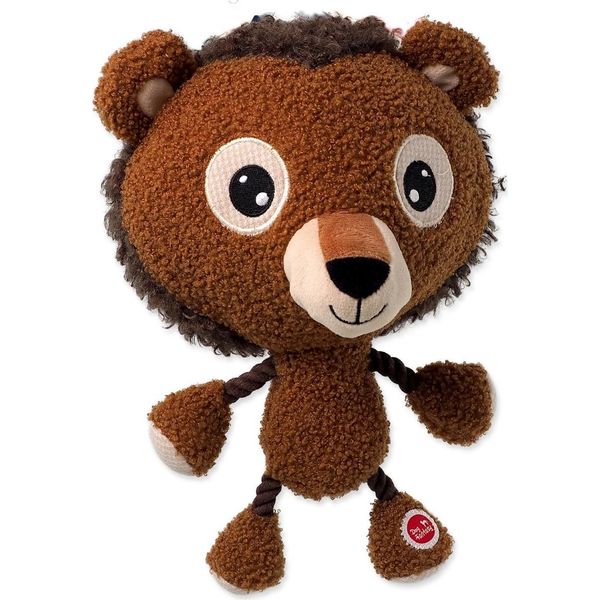 Giocattolo Dog Fantasy Grande Testa Di Leone In Peluche Con Squittio 30 Cm-image